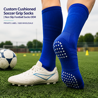 Chaussettes de football à talon rembourré Studio Grip pour bottes, adaptées aux programmes de vente au détail avec planification de collection multi-SKU