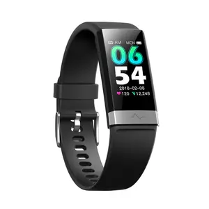 FITUP V19 High Cost Performance Ratio Blood Pressure Sleep Tracker Heart Rate Monitor ECG Health Smart Bracelet No Camera Color