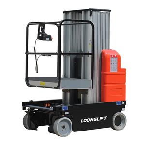 Self-Propelled Mobile Telescopic 6m 8m 9m 10m 11m Mast Aluminum Alloy Mini Vertical Lift Electric Platform <b>Table</b> Ladder - Product Image 4