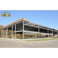 Kit préfabriqué en acier Villa Barndominium | Maison à construction rapide, architecture complète, intérieur, fenêtre, conception de porte et approvisionnement en matériaux