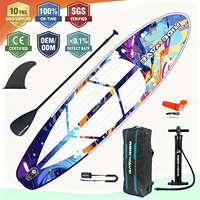 11' Inflatable SUP Tabla De Paddle Surf Wholesale, Custom Logo Drop Stitch ISUP Stand up Paddle Board for Resellers Distributors
