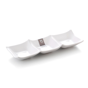 Commercio all'ingrosso a buon mercato diviso infrangibile piatti melamina <span class=keywords><strong>antipasto</strong></span> - Product Image 1