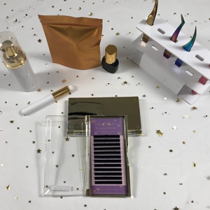 Marque privée Coréen PBT 0.15mm <span class=keywords><strong>Cils</strong></span> Plats <span class=keywords><strong>Ellipse</strong></span> Extensions De <span class=keywords><strong>Cils</strong></span> Individuels - Product Image 4