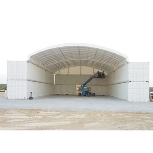 Abri de stockage en conteneur PVC fabriqué en Chine, pour entrepôt, équipement, stationnement, machine, auvent de protection solaire pour charbon - Product Image 4