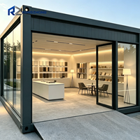 Salle d'exposition modulaire en panneaux sandwich pour expositions, présentoirs et réceptions professionnelles