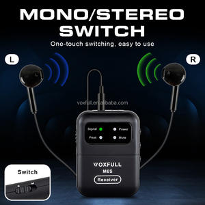 Voxfull M6S 2.4G ระบบมอนิเตอร์แบบอินเอียร์แบบไร้สายเครื่องส่งสัญญาณหูฟังแบบชาร์จไฟได้สำหรับการแสดงบนเวทีและสตูดิโอ - Product Image 4
