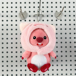 Kawaii Corée dessin animé en peluche détachable Animal chapeau <span class=keywords><strong>castor</strong></span> porte-clés mignon <span class=keywords><strong>castor</strong></span> peluche porte-clés peluche jouets cadeau pour les enfants - Product Image 1