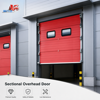 Porte de garage sectionnelle en acier, très demandée, avec excellente isolation thermique et acoustique pour garages résidentiels de villas