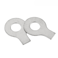 Rondelle de verrouillage à oreille unique en aluminium de haute qualité/joint de rondelle en acier inoxydable en laiton