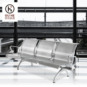 Sillas en fila con reposabrazos P1708 para salas de espera de hospitales en Europa - Product Image 3