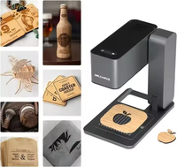 Graveur laser à diode compact DAJA C1 80*80mm, marqueur de bureau portable pour bambou, bois, plastique, cuir, impression de logo personnalisé