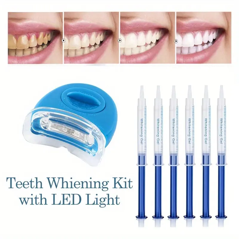 Ce Goedgekeurd Pakket Mijn Smile Tanden Whitening Kit Lage Peroxide Tanden Whitening Gel Home Kit Led Oplaadbare Licht