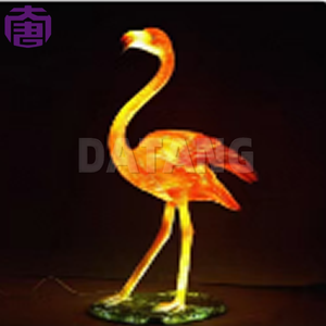 3d Animal Flamingo Art Lamp For Street And Garden Decoration Outdoor <b>Christmas</b> <b>Lights</b> - Product Image 5