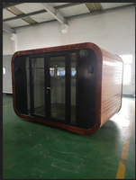 Maison mobile préfabriquée modulaire et bureau mobile, conteneur habitable avec cuisine et salle de bain, type Apple Cabin