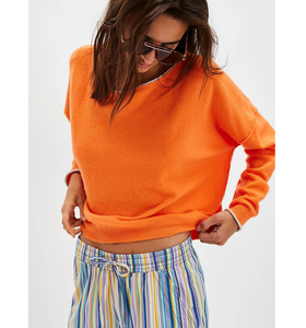Maglione Popolare in Lana Merino e Poliestere, Modello ODM, Blu, Morbido, con Spalle Scivolate, per Ragazze e Giovani Donne - Product Image 5