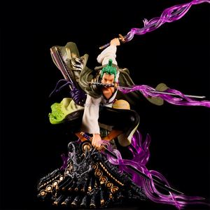 H20cm Santoryu Roof <span class=keywords><strong>Roronoa</strong></span> <span class=keywords><strong>Zoro</strong></span> figura de acción decoración de escritorio Pvc <span class=keywords><strong>Roronoa</strong></span> <span class=keywords><strong>Zoro</strong></span> figura de acción - Product Image 1