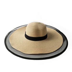 Large Brim <b>Hat</b> Versatile Fisherman <b>Hat</b> Summer Sun Shade <b>Straw</b> <b>Hat</b> - Product Image 4