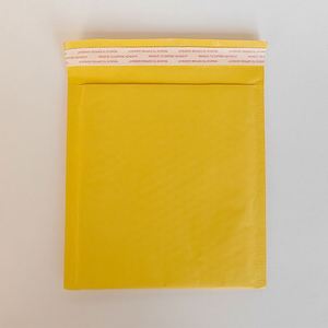 Pochette à bulles en papier kraft jaune épaissi, auto-adhésive, antichoc, vente en gros, enveloppe en mousse pour emballage - Product Image 3