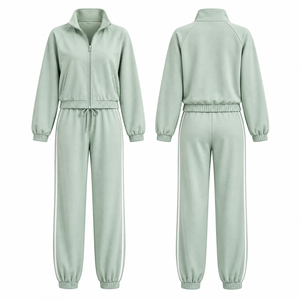 Fabricante de Ropa para Mujer, Marca Privada, Conjuntos Personalizados de 2 Piezas, Sudaderas con Capucha, Camisetas Polo, Vestidos, Trajes Deportivos, Fábrica de Ropa de Moda - Product Image 4