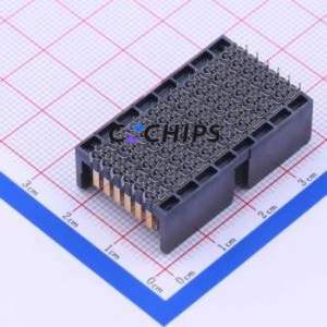 2180828-2 Board-to-Board & Backplane Connector Through hole Component (THT),P=4.5mm Connector 96P 4.5mm Through Hole 8 - Product Image 2