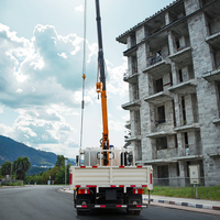 Grue manipulateur de 3,2 tonnes 4 tonnes Grue de voiture montée sur véhicule