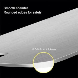 Planches à découper double face pour la cuisine, planche à découper en acier inoxydable, planche à découper durable avec trou de suspension pour la cuisine - Product Image 5