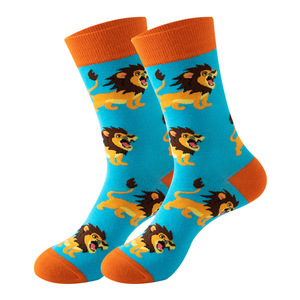 Meias Divertidas e Coloridas para Homens, Mulheres e Adolescentes, Presentes de Páscoa, Meias Casuais e Engraçadas com Estampa de Animais - Product Image 6