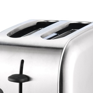 Four <span class=keywords><strong>grille</strong></span>-<span class=keywords><strong>pain</strong></span> électrique à 2 tranches en acier inoxydable haut de gamme avec <span class=keywords><strong>grille</strong></span> de cuisson anti-bourrage Tostadores multifonction - Product Image 2