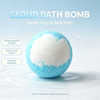Bombe de bain aux huiles essentielles, boule de bain moussante, jouet dinosaure pour enfants, boule de sel de bain effervescente