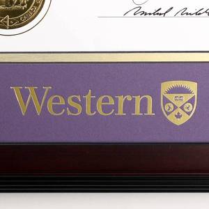 Bán buôn tùy chỉnh A4 giấy chứng nhận tốt nghiệp khung bằng tốt nghiệp đại học khung với vàng bạc lá Đại Học con dấu - Product Image 6