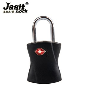 Jasit Travel Lock TSA Approved Black Zinc Alloy <b>Padlock</b> For Luggage Backpacks Roller Bags Wardrobe Security Lock TSA361 - Product Image 1