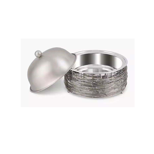 Cazuelas de calidad premium con metal, cazuelas calentadoras de alimentos hechas a mano de diseño único a la venta por exportadores - Product Image 3