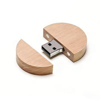 Clé USB en bois ronde pour album photo de mariage – Cadeau idéal pour photographe de mariage et studio