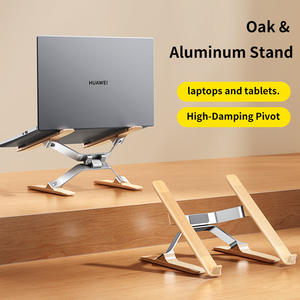 Boneruy P 70W Gaming Laptopstandaard Aluminium En Massief Hout Hangende Koeling Nieuwe Computer Notebookstandaard - Product Image 5