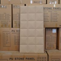 Panel Decorativo de Pared Exterior de Gran Formato, Ligero y Moderno, de Poliuretano, Imitación Piedra, para Uso en Hoteles y Almacenes