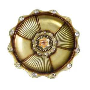Hars Antieke Portie Zilveren Decoratieve Metalen Droog Fruit Snoepschotel Fruitschaal Voor Bruiloftsdecor