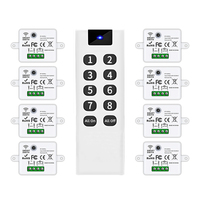 Interrupteur intelligent sans fil KONST pour maison connectée, télécommande 10A marche/arrêt, connectivité Wi-Fi, radio FM électrique en plastique