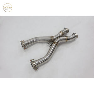 Tuyau intermédiaire d'échappement OUCHI SS304 pour Ferrari 599 <span class=keywords><strong>GTB</strong></span> Fiorano F141 2006-2012 6.0 V12 Pièces de performance automobile Système d'échappement - Product Image 1