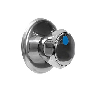 Juego de manijas y rosetas para válvula empotrada con acabado cromado para accesorios de baño - Product Image 1