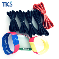 Impresión de transferencia de calor personalizada T5577 EM4200 EM4305 TK4100 pulsera de tela elástica RFID pulsera de programa para eventos