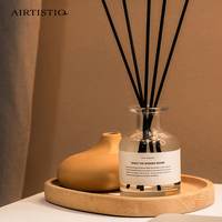Bouteille en verre personnalisée de 120ml, désodorisant de maison, marque privée, diffuseur de roseaux d'arôme de luxe