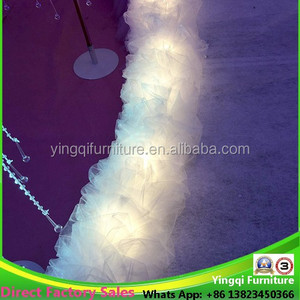 Creative Wedding Stage Decoration White Sash Wedding Aisle <b>Runners</b> - Product Image 5