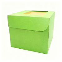 Boîtes en carton pour gâteaux, emballage de boulangerie personnalisé avec logo, boîte avec fenêtre transparente, qualité alimentaire, fournisseur en gros OEM