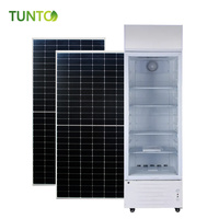 Machine à glaçons solaire Tunto 24V198L DC, congélateur vertical BD-198, classe d'efficacité énergétique 2, usage commercial, garantie 1 an