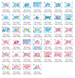 Aangepaste set van 5 folie ballonnen voor kinderfeestjes, dierenballonnenset, Valentijnsdag feestballonnenset - Product Image 5