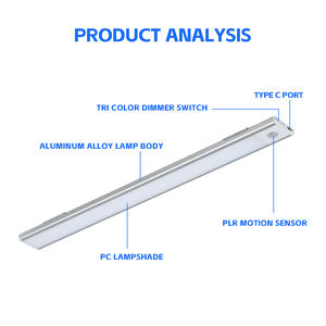 EGH USB Wiederaufladbare <span class=keywords><strong>LED</strong></span> Moderne Schrankleuchte Innenbeleuchtung für Küchenschränke Kabellose Bewegungssensor Dimmbare Aluminium-Kunststoff-Leuchte - Product Image 5