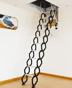 Scale Telescopiche Elettriche Completamente Automatiche Moderne in Alluminio con Capacità di Carico di 300kg per Case, Ville e Soffitte - Product Image 3