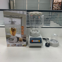 Blender Dapur Listrik 600w Daya Tinggi Laris Manis, Penghancur Makanan Tahan Lama, Penggiling, Aksesoris Plastik untuk Penggunaan Rumah Tangga