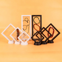 Boîte d'emballage pour bijoux en plastique avec logo personnalisé SIFOO, support flottant à membrane 3D, boîte de rangement pour collier