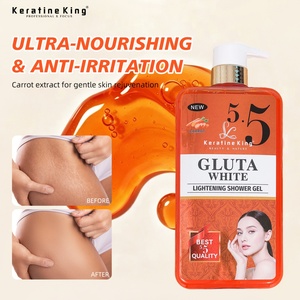 Gel Douche Éclaircissant Vitamine C + Curcuma avec Acide Férulique & Rétinol pour Adultes - Lavant Corporel Exfoliant pour un Éclat Naturel de la Peau - Product Image 6